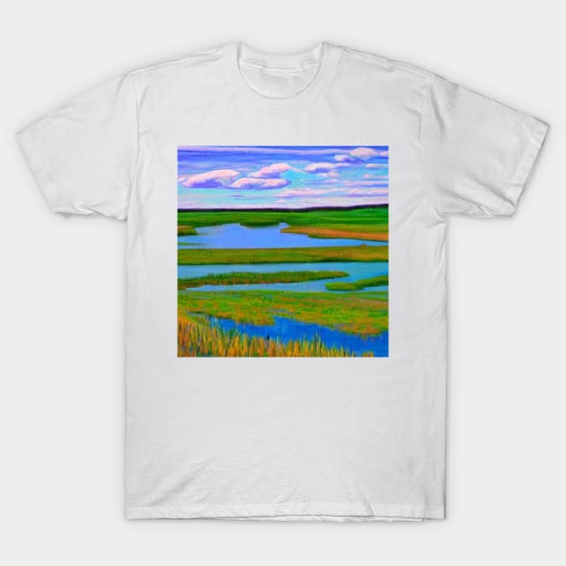 Manitoba Impressionist Painting T-Shirt by YegMark